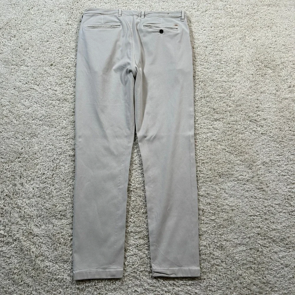 Faherty Coastline Premium Chino 34x32 Fits 34X30 Tan Tailored Fit Organic Cotton